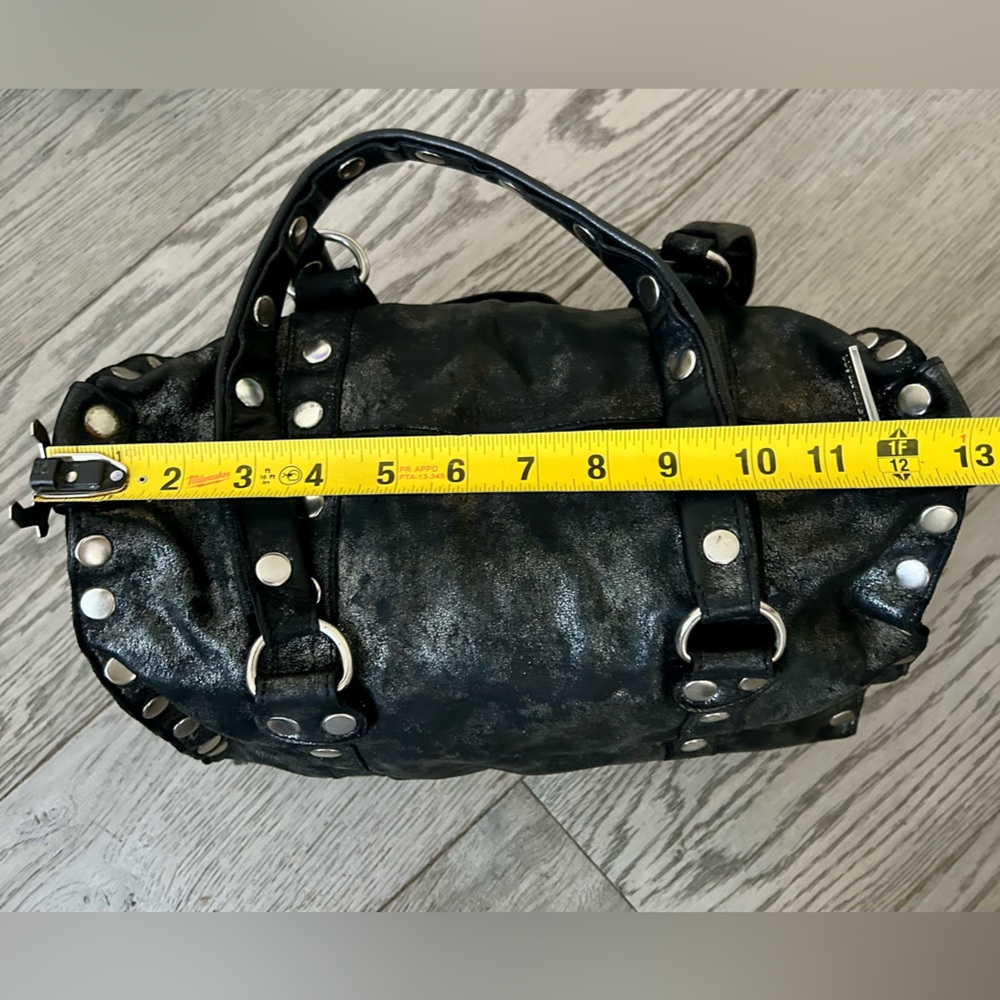 Hammitt Westwood Black Riveted Hand Bag/Satchel - Picture 7 of 11